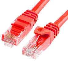 ASTROTEK CAT6 Cable 3m - Red Color Premium RJ45 Ethernet Network LAN UTP Patch Cord 26AWG-CCA PVC Jacket