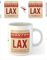 Qantas - LAX Airport Code Tag