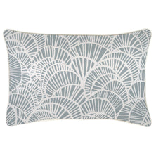 Cushion Cover-With Piping-Positano Smoke-35cm x 50cm