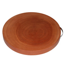 YES4HOMES L Natural Hardwood Hygienic Kitchen Cutting Wooden Chopping Board Round