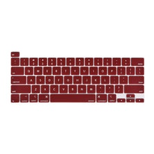 Keyboard Cover Skin For MacBook Pro 13 Pro 16 A2338 A2289 A2251 A2141 M1 M2 2020 to 2023 Wine Red