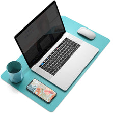 Green 120cm*60cm Dual Side Office Desk Pad Waterproof PU Leather Computer Mouse Pad