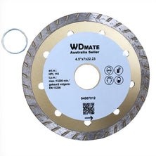 3x 115mm Diamond Circular Saw Blade Dry Wet Turbo 4.5