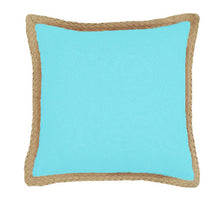 J Elliot Home Mornington Linen Cushion Cover 50 x 50 cm Angel Blue