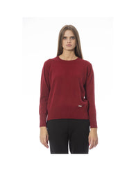Baldinini Trend Women's Red Wool Sweater - 46 IT
