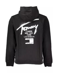 Tommy Hilfiger Men's Black Cotton Sweater - XL