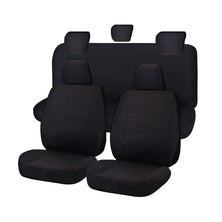 Seat Covers for TOYOTA HILUX 04/2005 - 06/2016 S 4X2 DUAL CAB UTILITY FR BLACK CHALLENGER