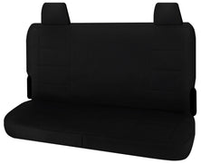 Seat Covers for TOYOTA LANDCRUISER 70 SERIES VDJ 05/2008 - ON DUAL CAB REAR BENCH BLACK CHALLENGER