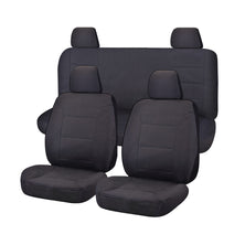 Seat Covers for NISSAN NAVARA D23 SERIES 3 NP300 11/2017 - 11/2020 DUAL CAB FR CHARCOAL CHALLENGER