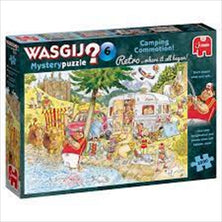Wasgij 1000 Piece Puzzle - Mystery Retro Camping Commotion  (JUMBO)