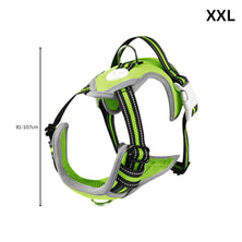 FLOOFI Dog Harness Vest XXL Size (Green) FI-PC-185-XL