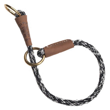 Mendota Products Dog Command Rope Slip Collar 16in (40cm) - Made in the USA - Salt and Pepper