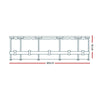 Bestway Swimming Pool 366x76cm Steel Frame Round Above Ground Pools w/ Filter Pump 6473L