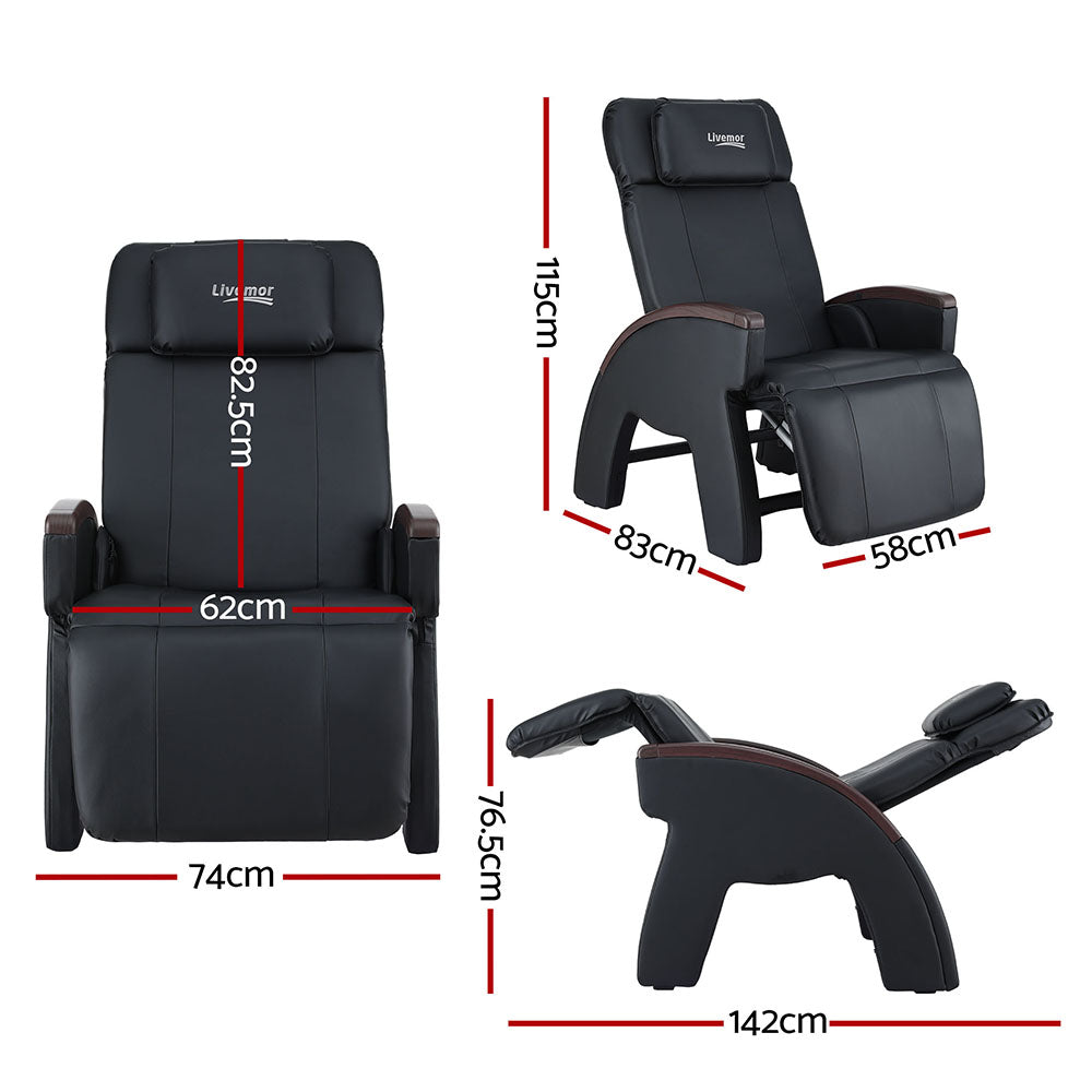 Livemor Massage Chair Electric Recliner Home Massager ARIA