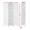 Artiss 3 Panel Room Divider Screen 132x170cm Circle White