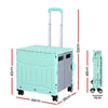 Emajin Shopping Trolley Cart 75L Foldable Green