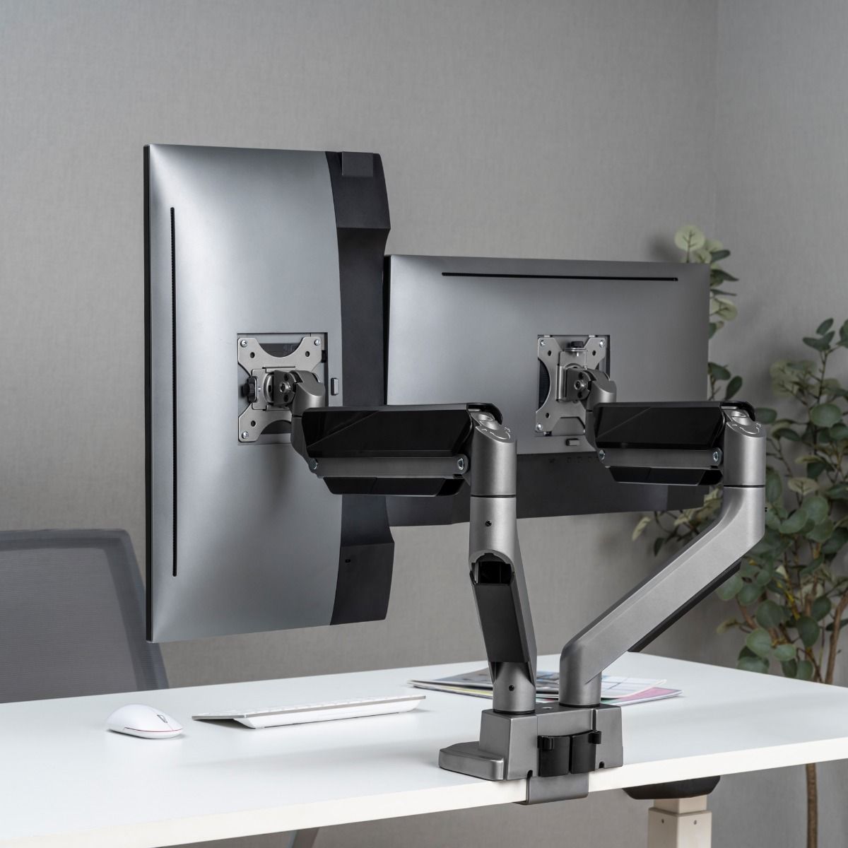 activiva Heavy Duty Dual Monitor Screen Gas Spring Monitor Arm ...