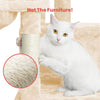 FLOOFI 150cm Plush Cat Condo Cat Tree Beige FI-CT-157-BJ