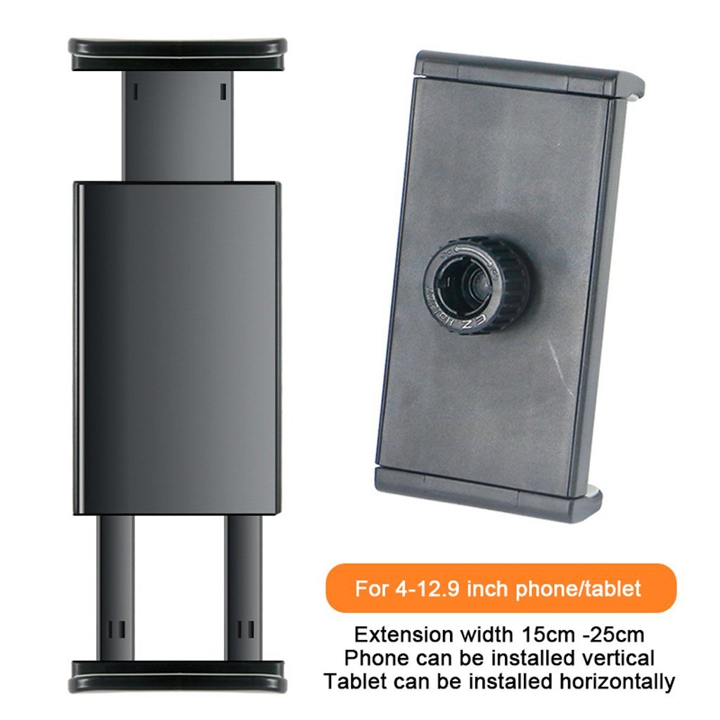 Universal Tripod Floor Stand Adjustable Gooseneck Holder 4-12.9 inch Tablet iPad iPhone