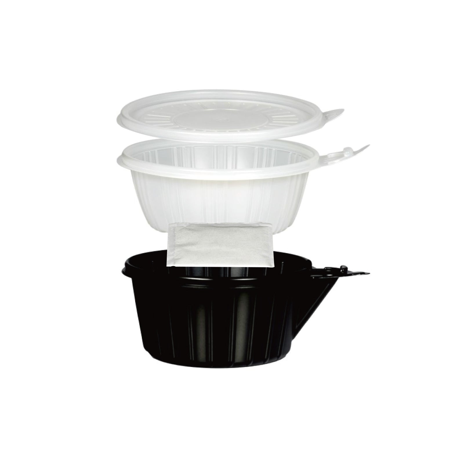 60 Pack Dalat Heating Lunch Box Container 23cm Round + Heating Bag