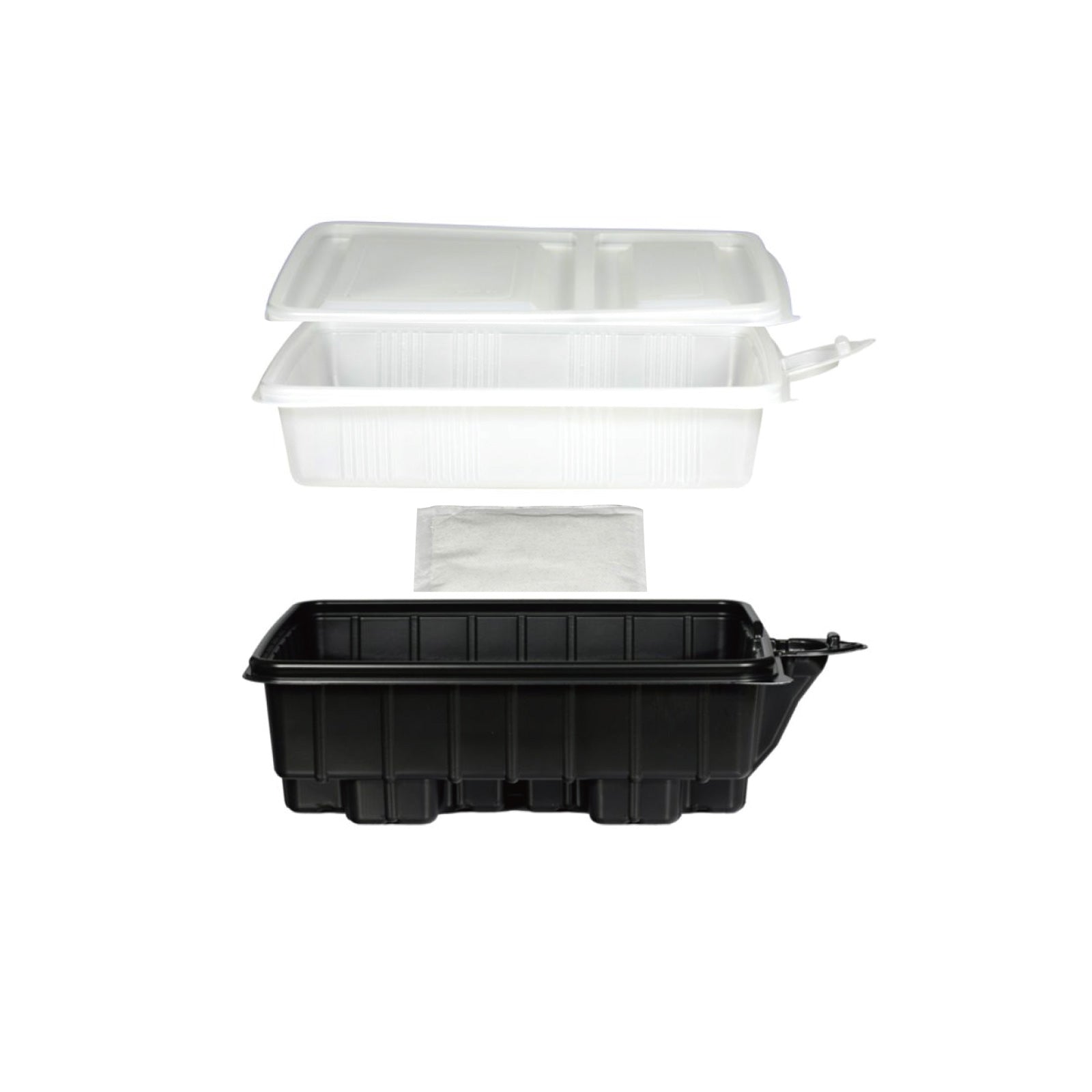 30 Pack Dalat Heating Lunch Box Container 33cm Rectangle + Heating Bag