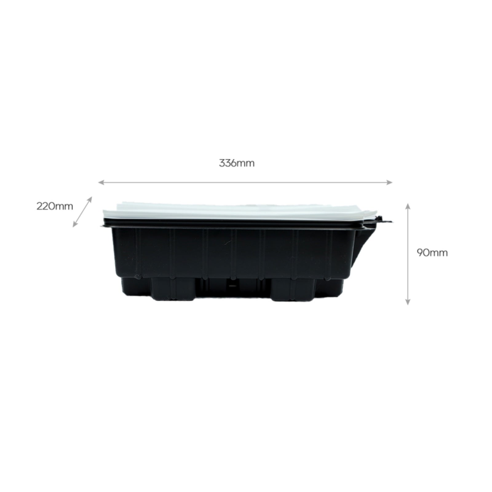 30 Pack Dalat Heating Lunch Box Container 33cm Rectangle