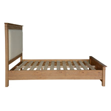 Jade King Size Bed Frame French Provincial Style Timber Mattress Base - Natural