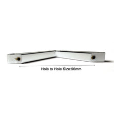 96MM Silver Zinc Alloy Kitchen Nickel Door Cabinet Drawer Handle Pulls