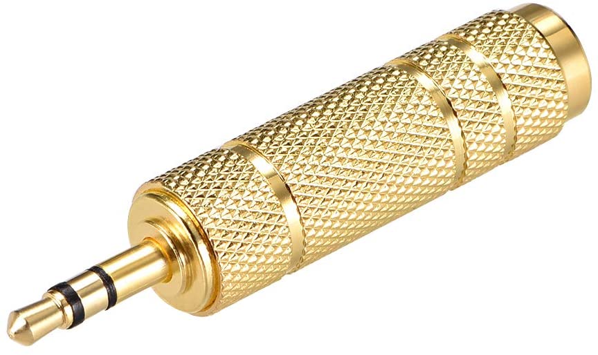 3.5mm male to 6.35mm 1/4