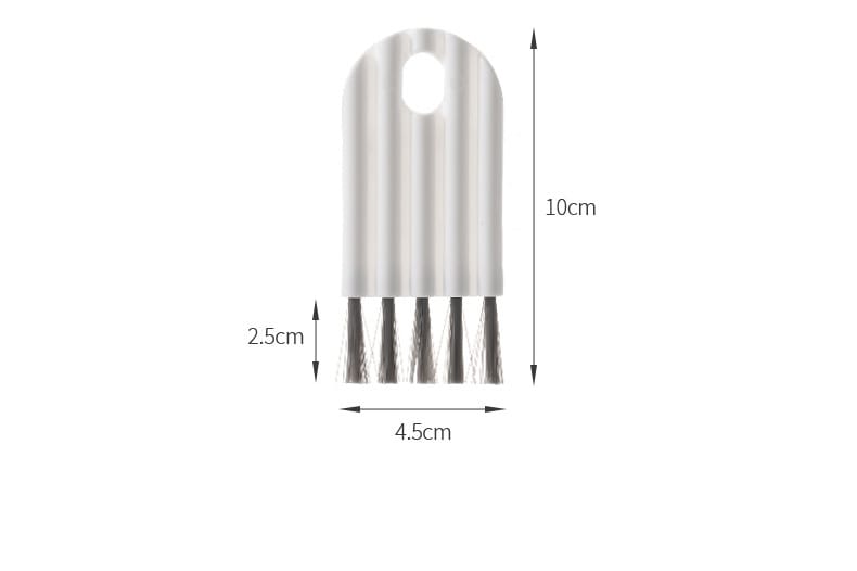 Cup Lid Brush White 10*4.5*0.7cm