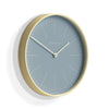 Newgate Mr Clarke Clock Pale Wood Pill Blue Dial 128