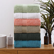 Linenland Extra Large Bath Sheet Towel 89 x 178cm - Sage Green