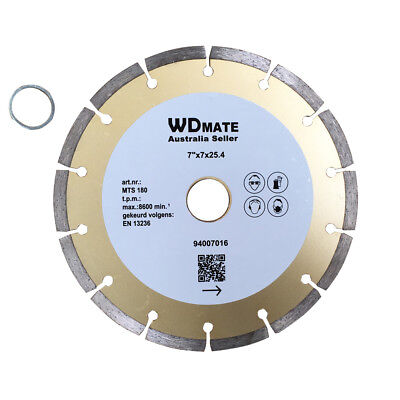 2x Diamond Cutting Blade 180mm 2.4*7.0mm 7