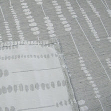Perline Grey Jacquard Polyester Tablecloth 180 x 350cm