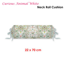 PIP Studio Curious Animal White Neck Roll Cushion