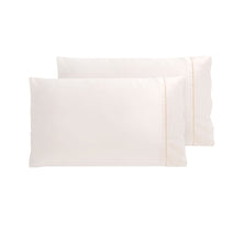 Accessorize 300TC Deluxe Essentials Satin Standard Pillowcases Cream
