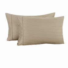 Accessorize 325TC Pair of Cuffed Standard Pillowcases Linen