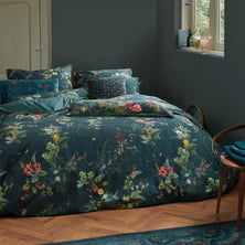 PIP Studio Fall in Leaf DarkBlue Cotton Quilt Cover Set King
