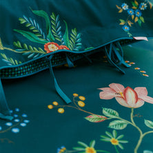 PIP Studio Fleur Grandeur Dark Blue Cotton Quilt Cover Set King