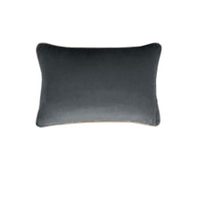 J Elliot Home Gabriel 100% Cotton Oblong Cushion Cover 33 x 48 cm Charcoal