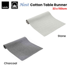 Ladelle Host Cotton Table Runner 33 x 150 cm Stone