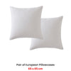 Platinum Collection Pair of Balmoral Lilac European Pillowcases 65 x 65cm