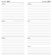 Klimt - 2024 Flexi Pocket Diary Premium Planner Christmas Xmas New Year Gift