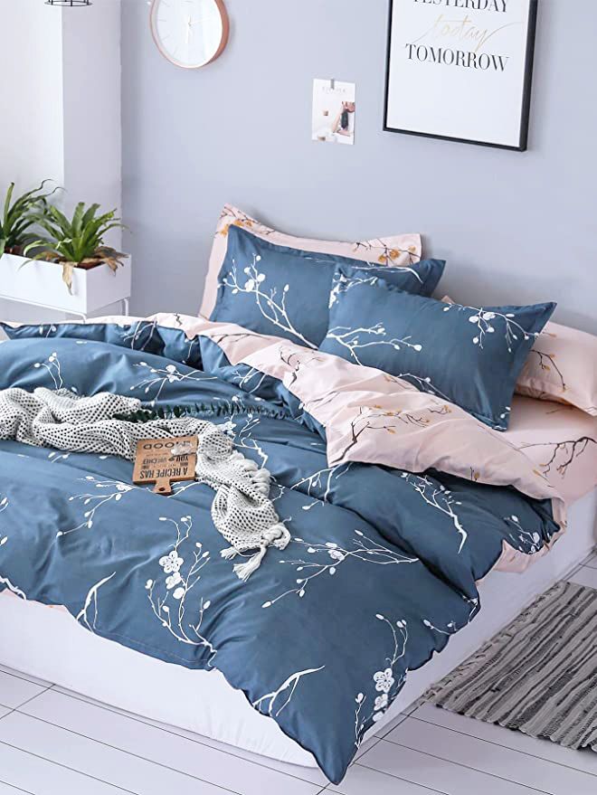 Floral King Size Duvet Quilt Cover Set