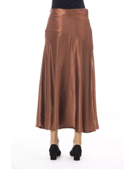 Alpha Studio Women's Brown Viscose Skirt - W42 US