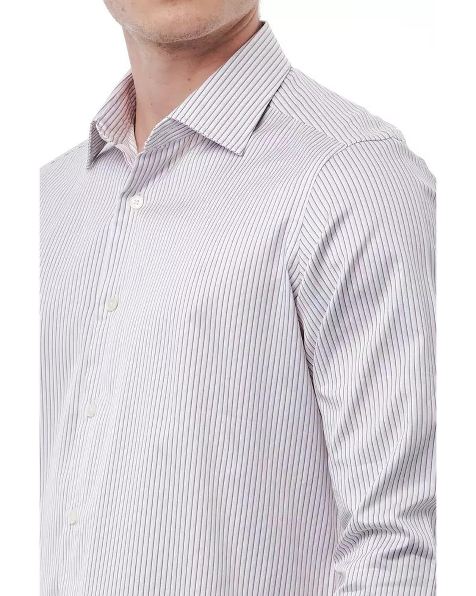 Bagutta Men's White Cotton Shirt - M