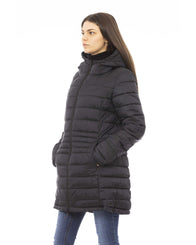 Monogrammed Long Down Jacket with Adjustable Hood 3XL Women
