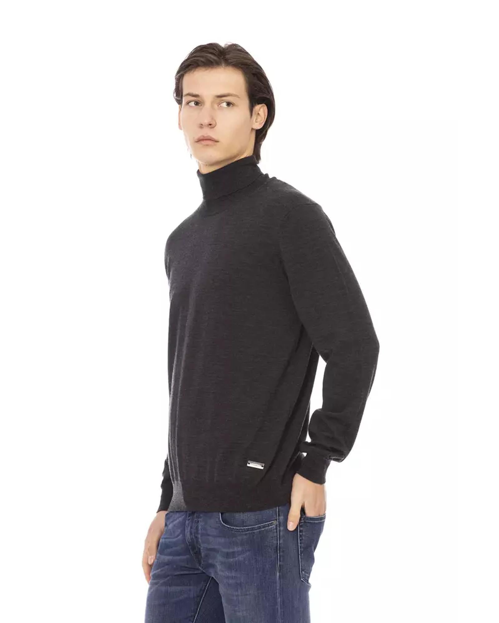 Baldinini Monogram Turtleneck Sweater M Men