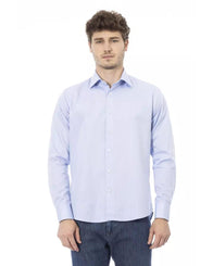 Baldinini Trend Men's Light Blue Cotton Shirt - XL