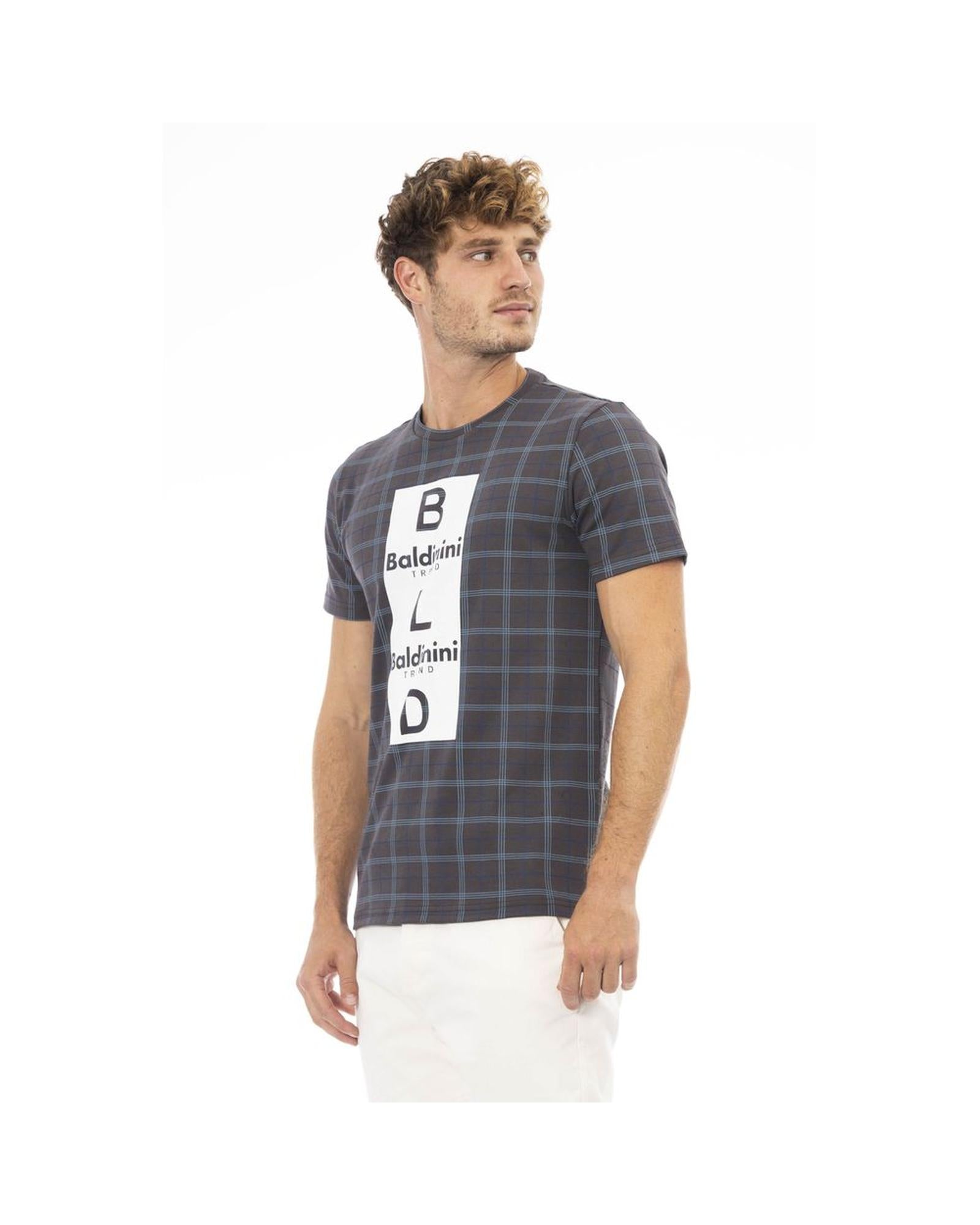 Baldinini Trend Men's Gray Cotton T-Shirt - M